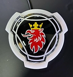 Ledli Damla Panjur arma Scania  Siyah (Amber Led) 12-24 v