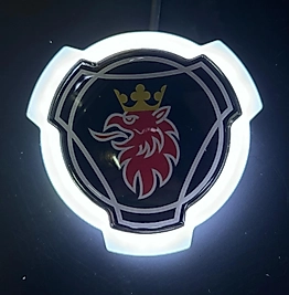 Ledli Damla Panjur arma Scania  Siyah (Beyaz Led) 12-24 v