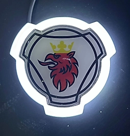 Ledli Damla Panjur arma Scania  Beyaz (Beyaz Led) 12-24 v