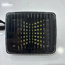 Kare Ledli Füme Stop Lamba 12-24 Uyumlu