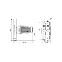 Neon Kısa Boynuz Kırmızı-Sarı 12-24v (ÇİFT)