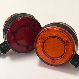 30 Led İçi Dolu Ayna Altı Küpe Sarı-Kırmızı 12-24 v