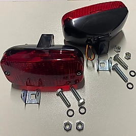 Talmu Kırmızı ( Camlı Oben) Duylu 12-24 v Uyumlu