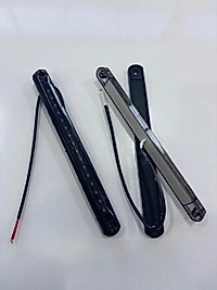 16 Led Kabin Arkası Füme Cam Kırmızı Plastik Taban 12-24 v