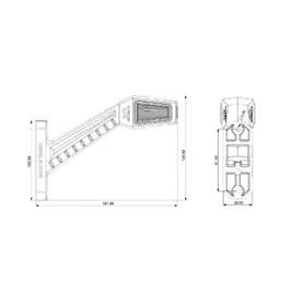 Neon Uzun Boynuz Kırmızı-Sarı 12-24v (ÇİFT)