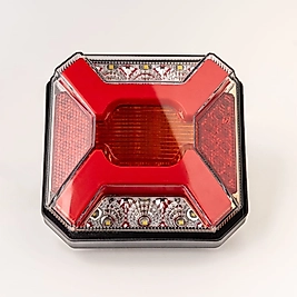 Kare Neon Stop Lamba 5 Fonksiyonlu 12-24 v Uyumlu