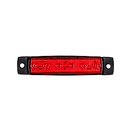 6 Led Siyah Taban Parmak Lamba Formplas 12-24 v Uyumlu
