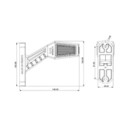 Neon Orta Boynuz Kırmızı-Sarı 12-24v (ÇİFT)