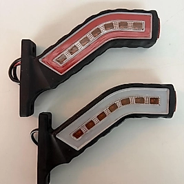 Neon Kayar Sinyal Boynuz Lamba 12-24 v Uyumlu (ÇİFT)